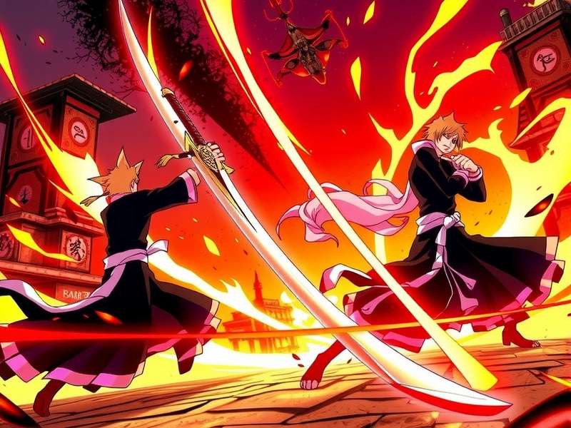 Bleach Warrior Soul Slayer Combat Scene